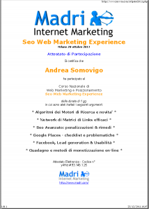 attestato SEO WM 2011 Andrea Somovigo